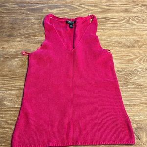 Ralph Lauren Lauren tank top Pink size small